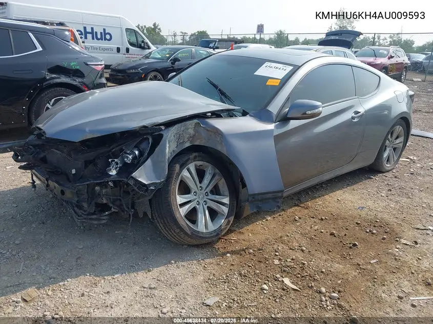 2010 Hyundai Genesis 3.8 Grand Touring VIN: KMHHU6KH4AU009593 Lot: 45638434