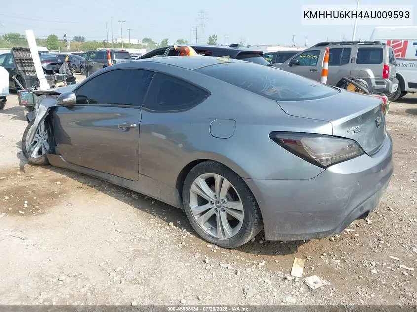 2010 Hyundai Genesis 3.8 Grand Touring VIN: KMHHU6KH4AU009593 Lot: 45638434