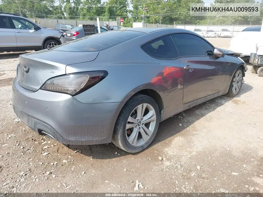 2010 Hyundai Genesis 3.8 Grand Touring VIN: KMHHU6KH4AU009593 Lot: 45638434