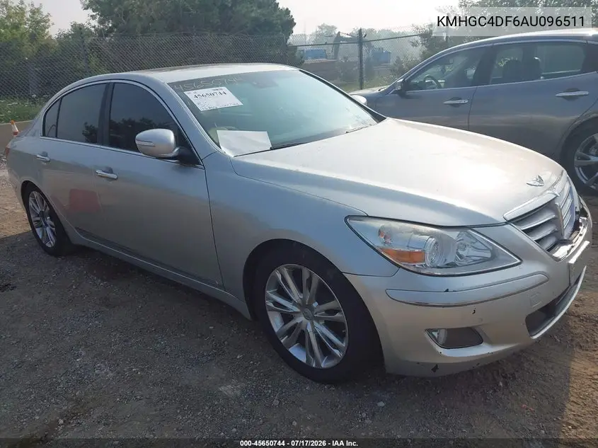 2010 Hyundai Genesis 4.6 VIN: KMHGC4DF6AU096511 Lot: 45650744