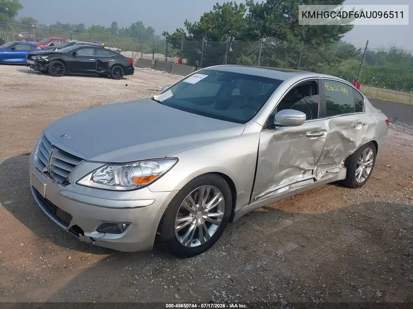 2010 Hyundai Genesis 4.6 VIN: KMHGC4DF6AU096511 Lot: 45650744