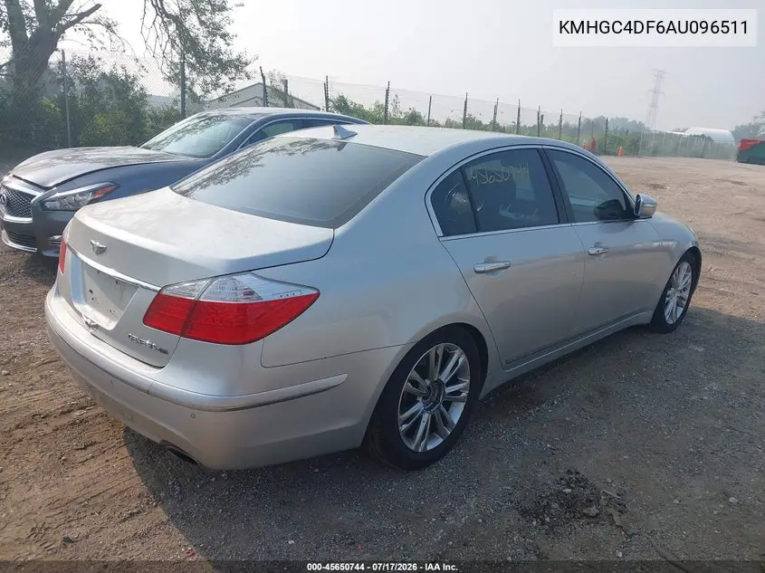 2010 Hyundai Genesis 4.6 VIN: KMHGC4DF6AU096511 Lot: 45650744