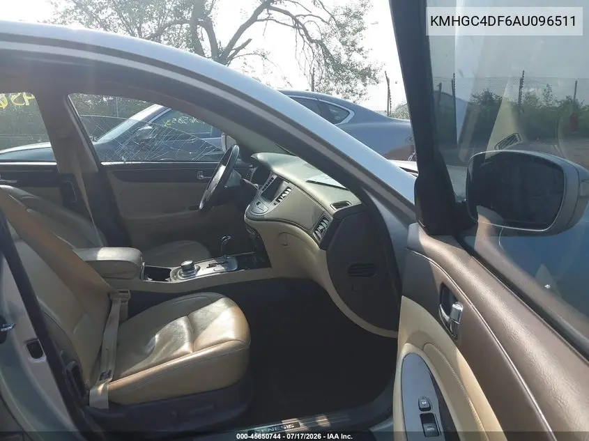2010 Hyundai Genesis 4.6 VIN: KMHGC4DF6AU096511 Lot: 45650744