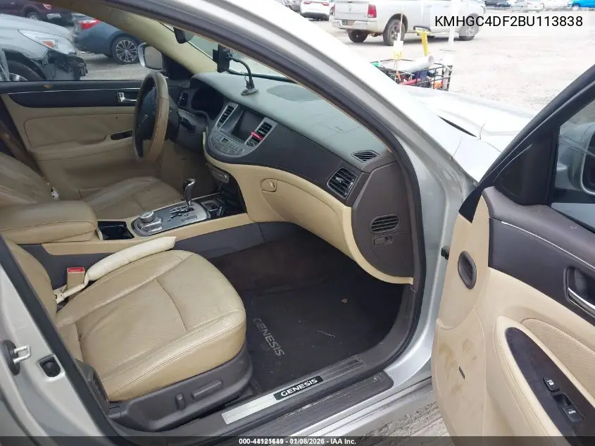 KMHGC4DF2BU113838 2011 Hyundai Genesis 4.6