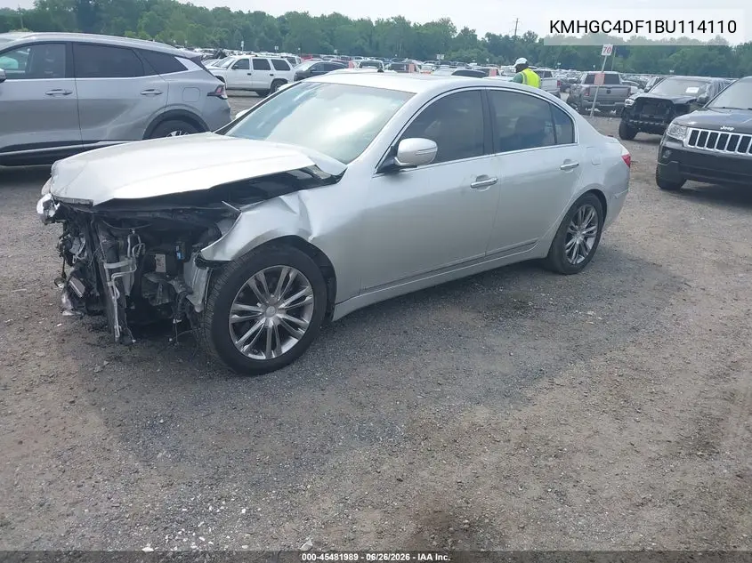 2011 Hyundai Genesis 4.6 VIN: KMHGC4DF1BU114110 Lot: 45481989