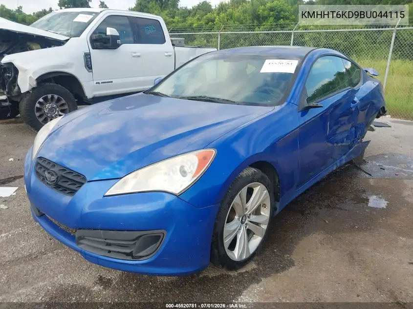 2011 Hyundai Genesis 2.0T Premium VIN: KMHHT6KD9BU044115 Lot: 45520781