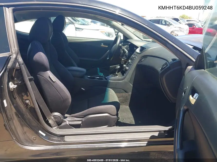 2011 Hyundai Genesis 2.0T VIN: KMHHT6KD4BU059248 Lot: 45532459