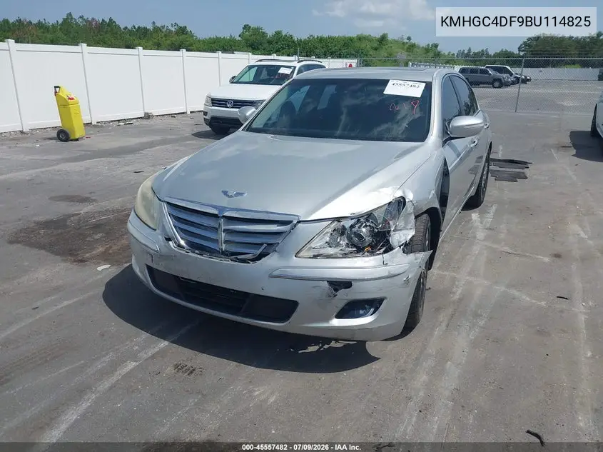 2011 Hyundai Genesis 4.6 VIN: KMHGC4DF9BU114825 Lot: 45557482
