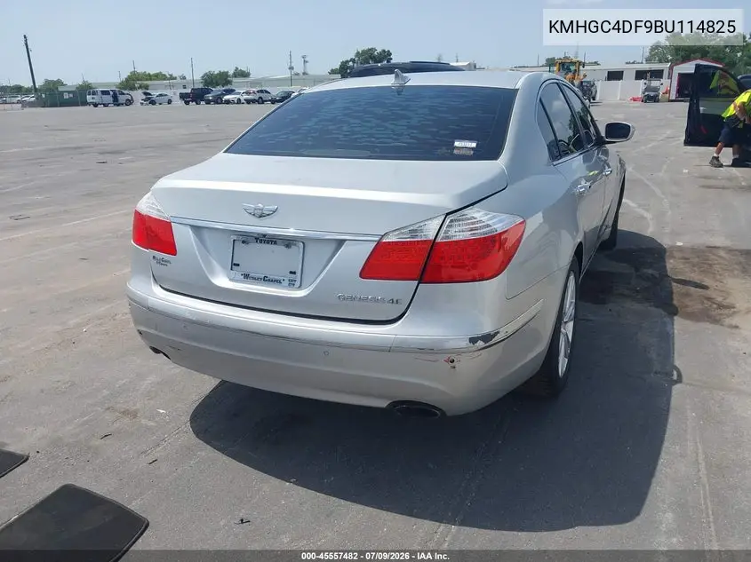 2011 Hyundai Genesis 4.6 VIN: KMHGC4DF9BU114825 Lot: 45557482