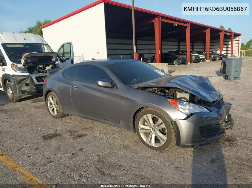 2011 Hyundai Genesis 2.0T Premium VIN: KMHHT6KD6BU056867 Lot: 45637290