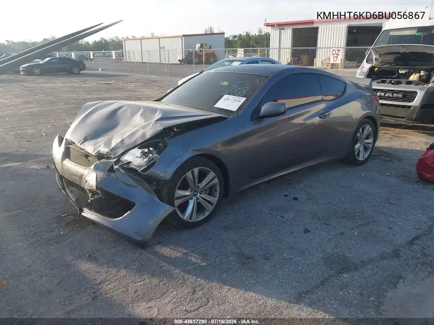 2011 Hyundai Genesis 2.0T Premium VIN: KMHHT6KD6BU056867 Lot: 45637290