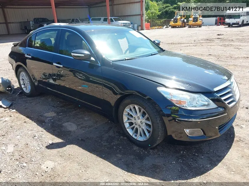 2011 Hyundai Genesis 3.8 VIN: KMHGC4DE7BU141271 Lot: 45682202