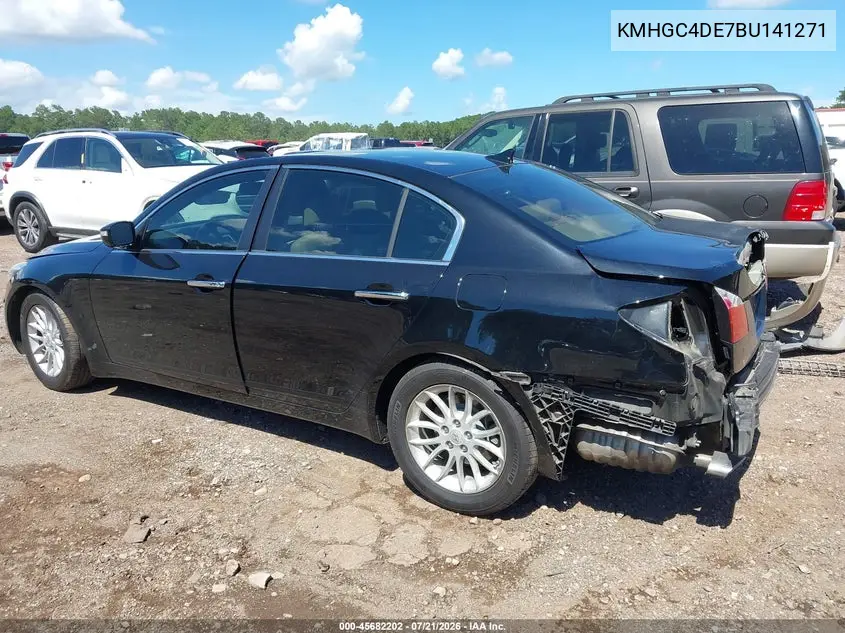 2011 Hyundai Genesis 3.8 VIN: KMHGC4DE7BU141271 Lot: 45682202