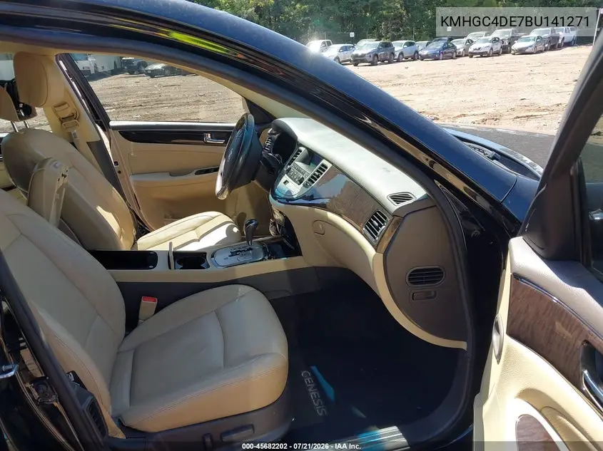 2011 Hyundai Genesis 3.8 VIN: KMHGC4DE7BU141271 Lot: 45682202