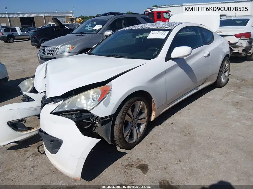 2012 Hyundai Genesis 2.0T VIN: KMHHT6KD9CU078525 Lot: 45547904