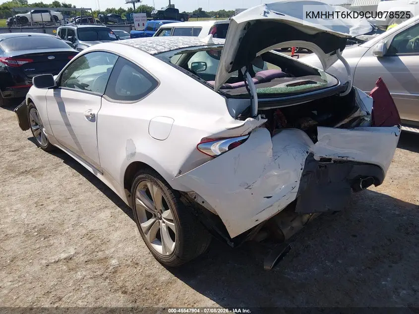 2012 Hyundai Genesis 2.0T VIN: KMHHT6KD9CU078525 Lot: 45547904
