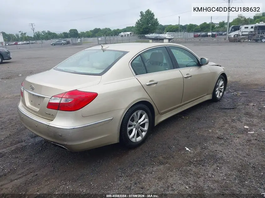 2012 Hyundai Genesis 3.8 VIN: KMHGC4DD5CU188632 Lot: 45563354