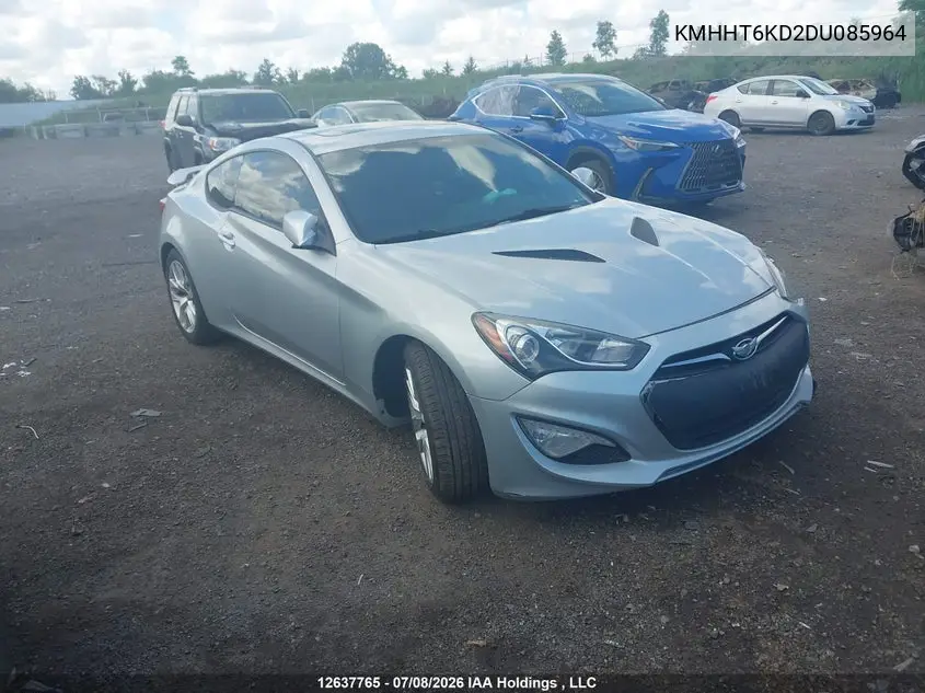 2013 Hyundai Genesis VIN: KMHHT6KD2DU085964 Lot: 12637765