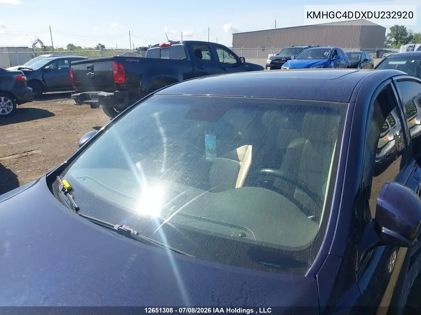 2013 Hyundai Genesis VIN: KMHGC4DDXDU232920 Lot: 12651308