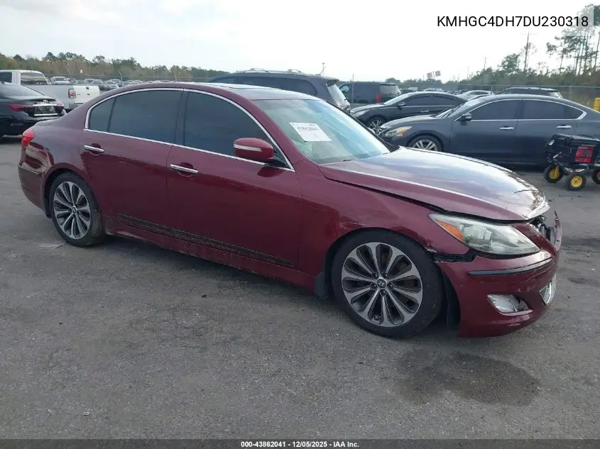 KMHGC4DH7DU230318 2013 Hyundai Genesis 5.0 R-Spec