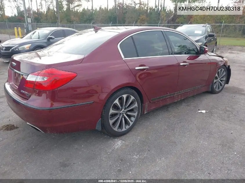 KMHGC4DH7DU230318 2013 Hyundai Genesis 5.0 R-Spec