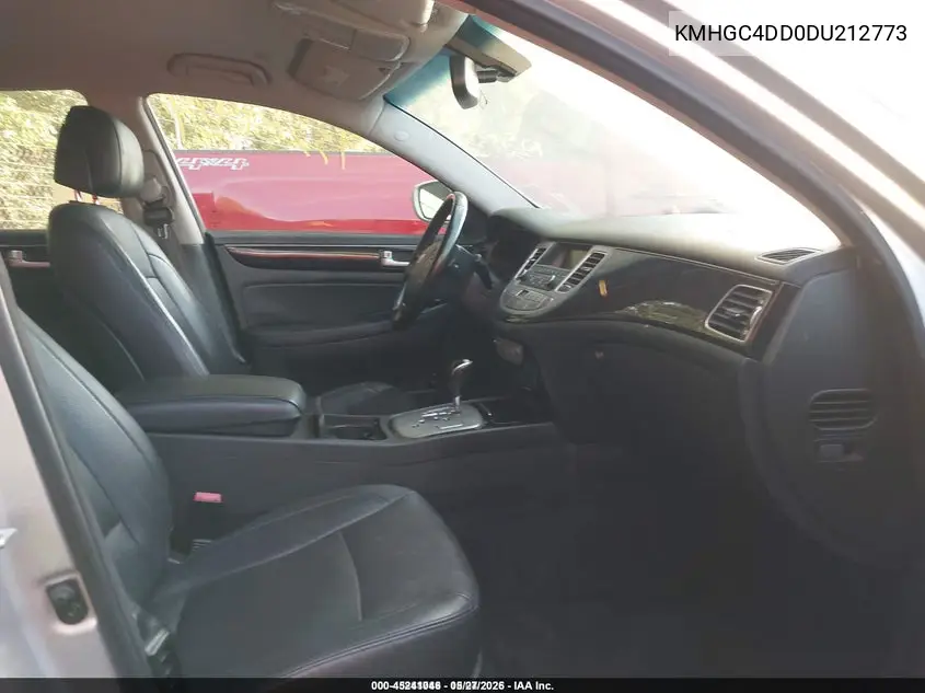 KMHGC4DD0DU212773 2013 Hyundai Genesis 3.8