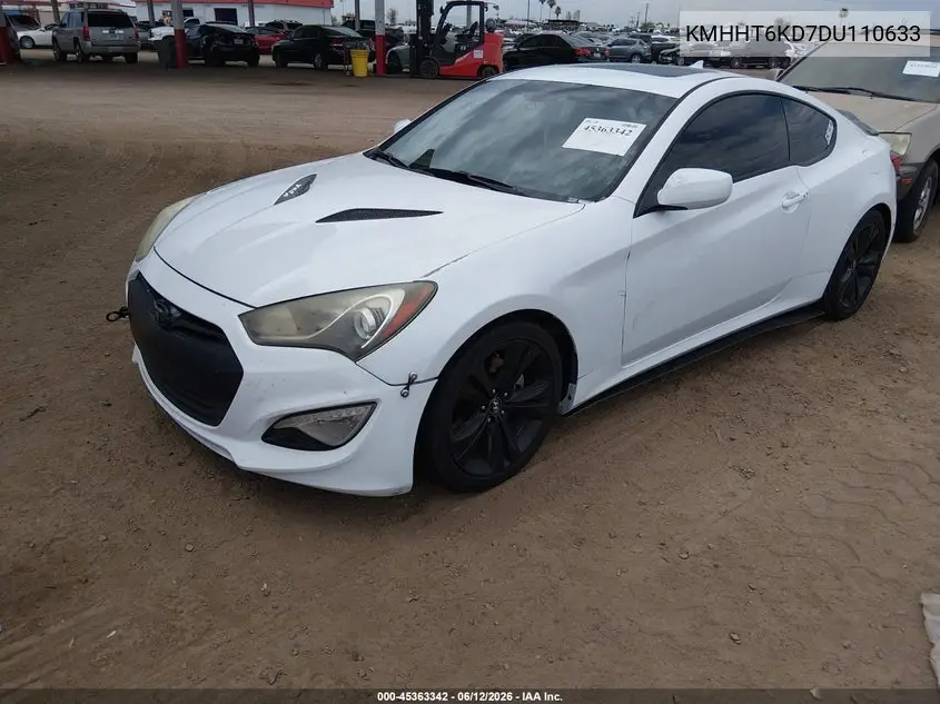 2013 Hyundai Genesis 2.0T Premium VIN: KMHHT6KD7DU110633 Lot: 45363342