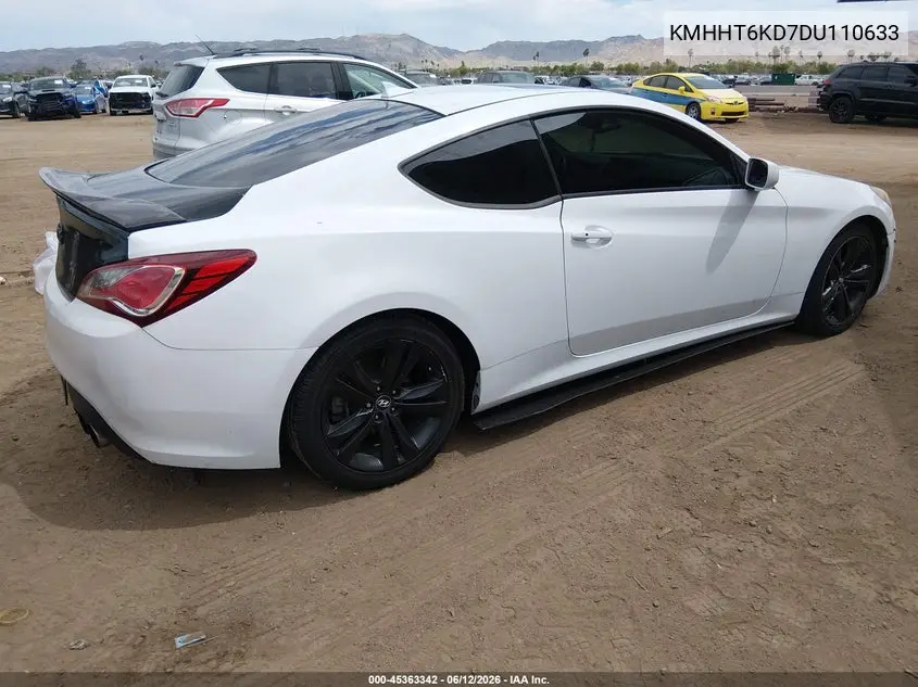 2013 Hyundai Genesis 2.0T Premium VIN: KMHHT6KD7DU110633 Lot: 45363342