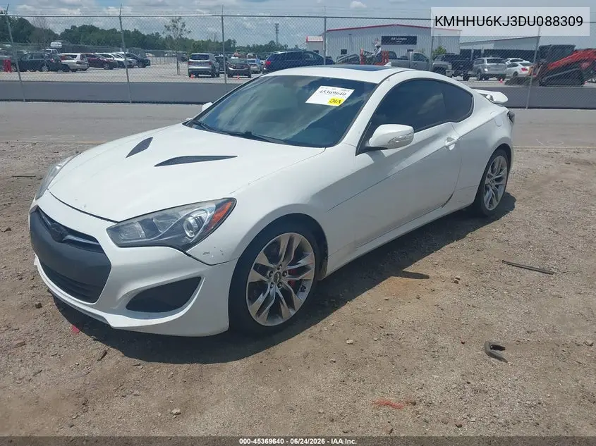 2013 Hyundai Genesis VIN: KMHHU6KJ3DU088309 Lot: 45369640
