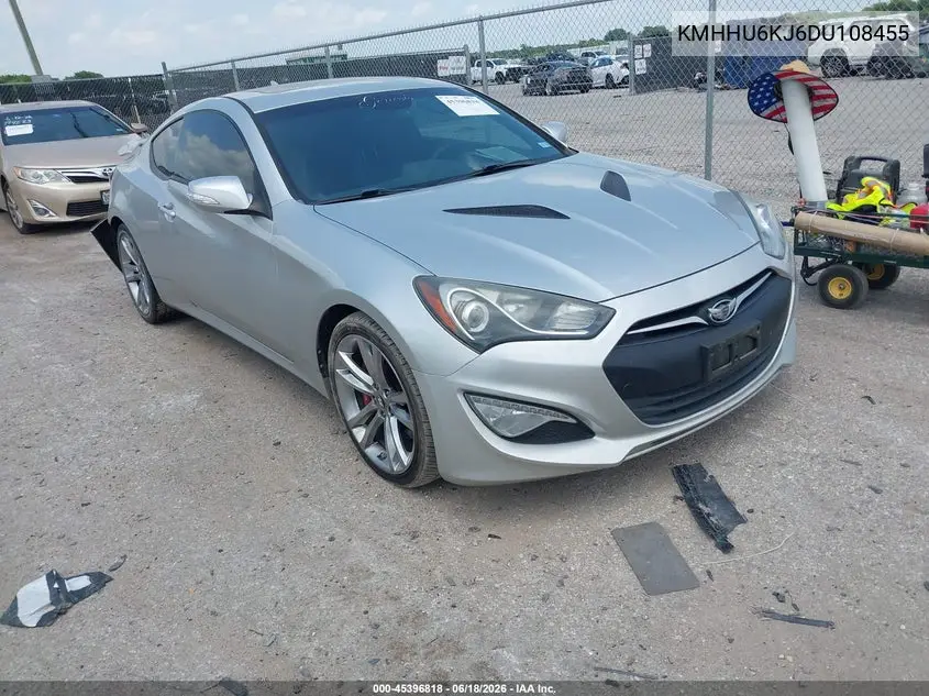 2013 Hyundai Genesis VIN: KMHHU6KJ6DU108455 Lot: 45396818