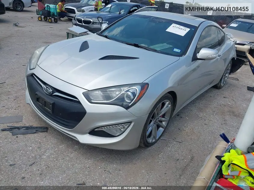 2013 Hyundai Genesis VIN: KMHHU6KJ6DU108455 Lot: 45396818