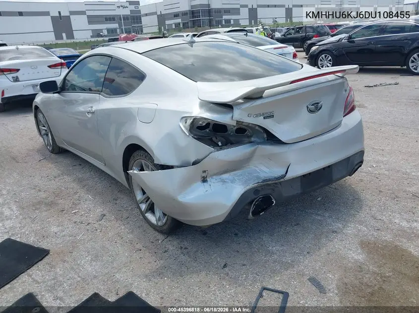 2013 Hyundai Genesis VIN: KMHHU6KJ6DU108455 Lot: 45396818