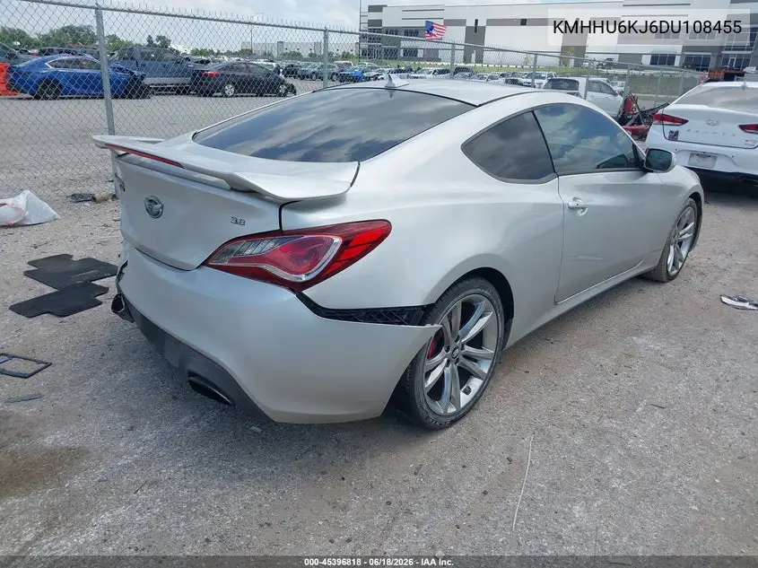 2013 Hyundai Genesis VIN: KMHHU6KJ6DU108455 Lot: 45396818