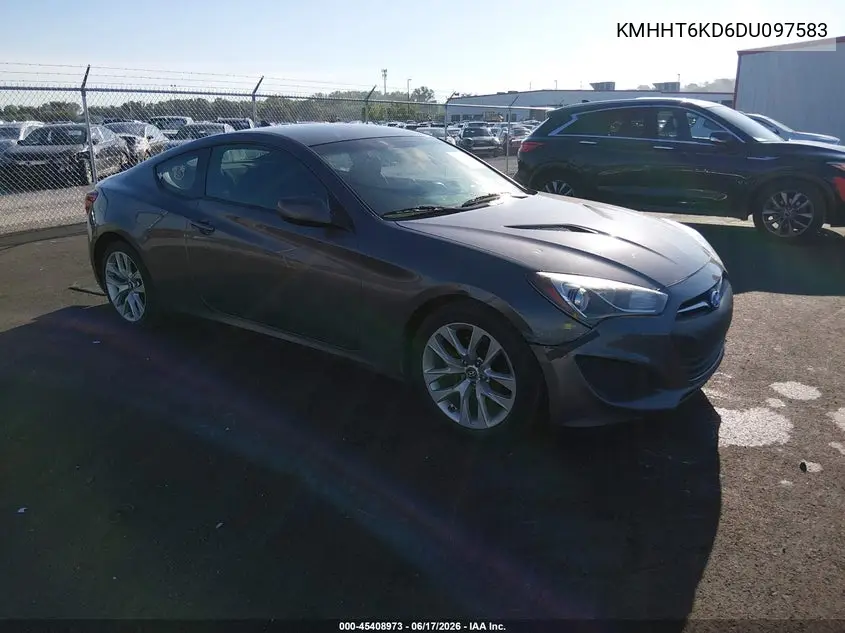 2013 Hyundai Genesis 2.0T VIN: KMHHT6KD6DU097583 Lot: 45408973