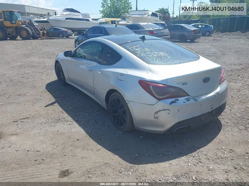 2013 Hyundai Genesis 3.8 Grand Touring VIN: KMHHU6KJ4DU104680 Lot: 45413417