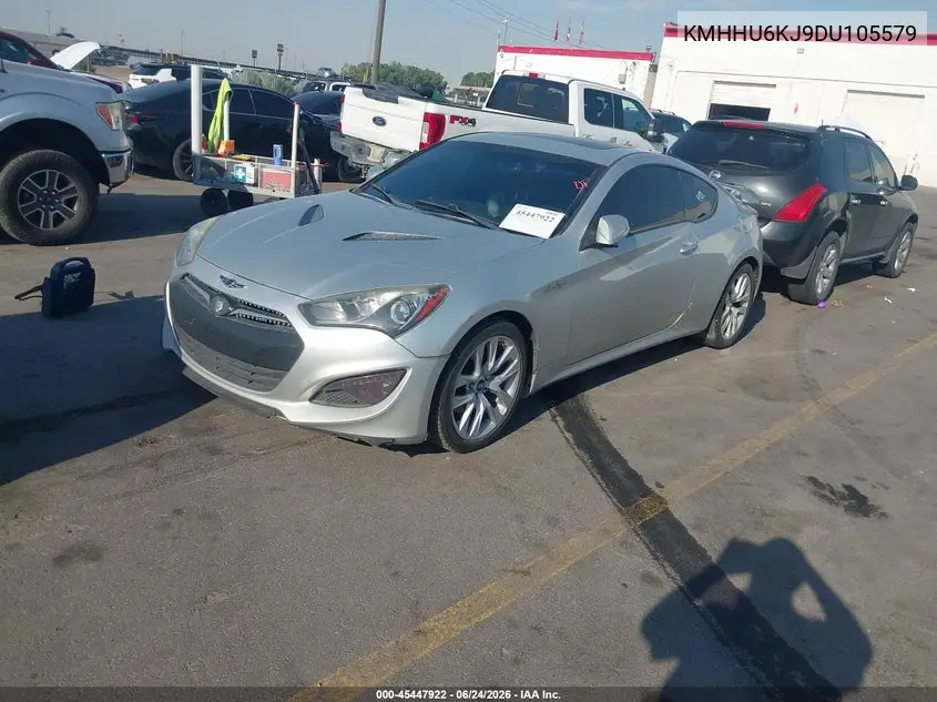 2013 Hyundai Genesis 3.8 Grand Touring VIN: KMHHU6KJ9DU105579 Lot: 45447922
