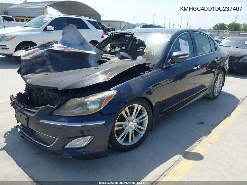 2013 Hyundai Genesis 3.8 VIN: KMHGC4DD1DU237407 Lot: 45456986