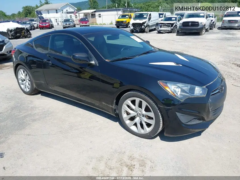 2013 Hyundai Genesis 2.0T Premium VIN: KMHHT6KD0DU102812 Lot: 45481144
