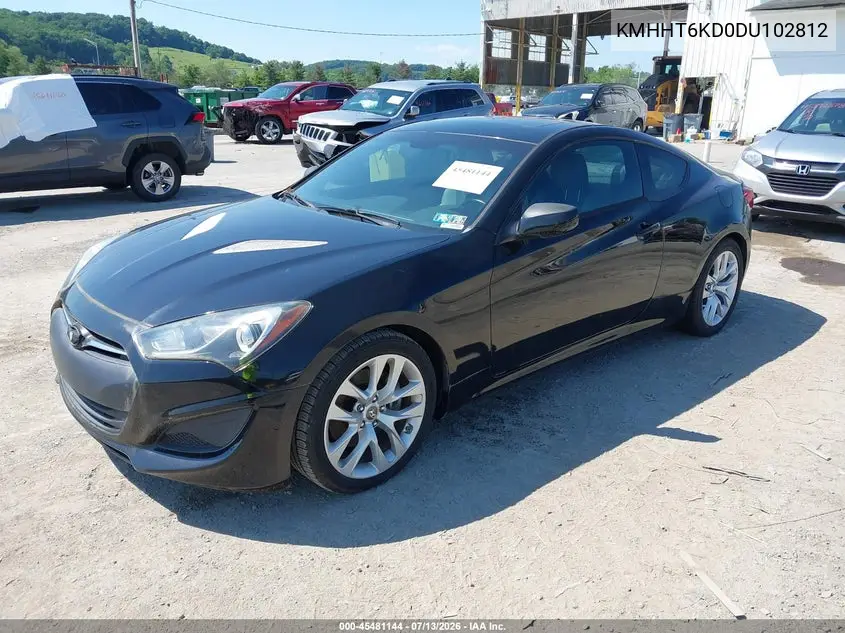 2013 Hyundai Genesis 2.0T Premium VIN: KMHHT6KD0DU102812 Lot: 45481144