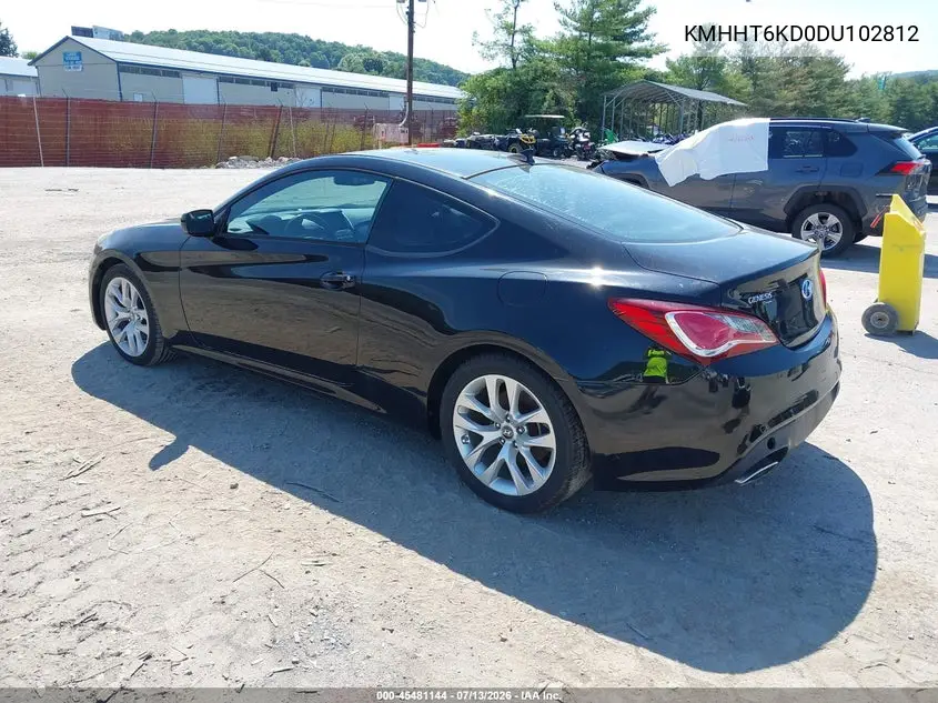 2013 Hyundai Genesis 2.0T Premium VIN: KMHHT6KD0DU102812 Lot: 45481144
