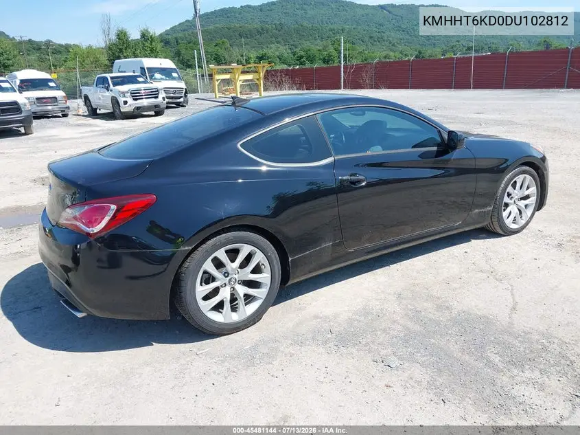 2013 Hyundai Genesis 2.0T Premium VIN: KMHHT6KD0DU102812 Lot: 45481144