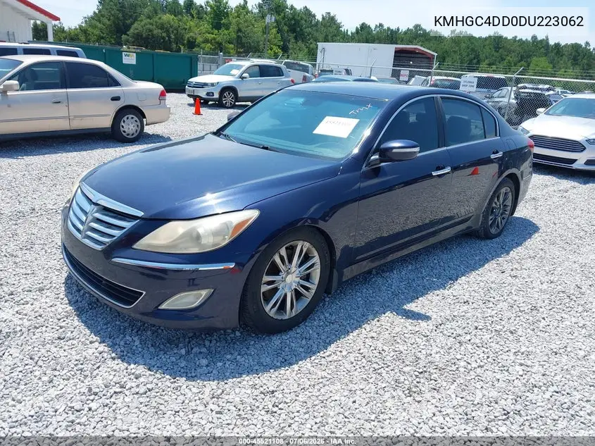 2013 Hyundai Genesis 3.8 VIN: KMHGC4DD0DU223062 Lot: 45521108