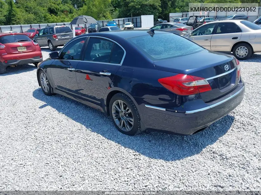2013 Hyundai Genesis 3.8 VIN: KMHGC4DD0DU223062 Lot: 45521108