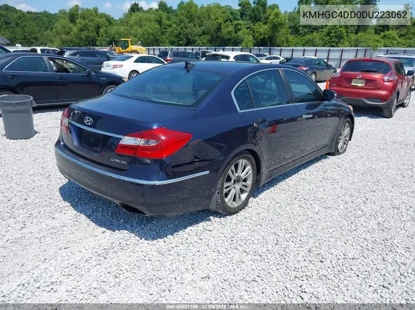 2013 Hyundai Genesis 3.8 VIN: KMHGC4DD0DU223062 Lot: 45521108
