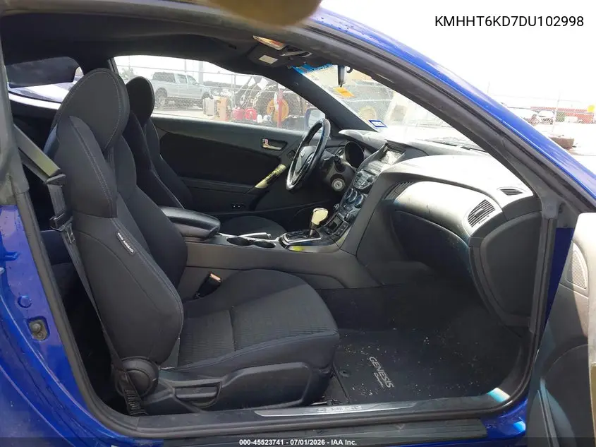 2013 Hyundai Genesis 2.0T VIN: KMHHT6KD7DU102998 Lot: 45523741