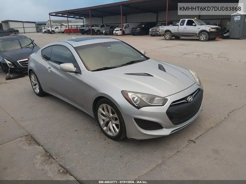 2013 Hyundai Genesis 2.0T Premium VIN: KMHHT6KD7DU083868 Lot: 45533771