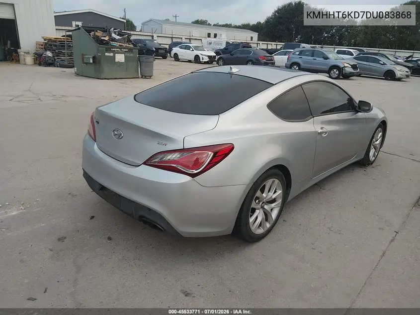 2013 Hyundai Genesis 2.0T Premium VIN: KMHHT6KD7DU083868 Lot: 45533771
