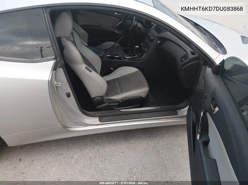 2013 Hyundai Genesis 2.0T Premium VIN: KMHHT6KD7DU083868 Lot: 45533771