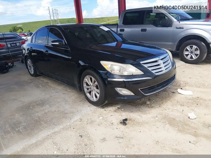 2013 Hyundai Genesis 3.8 VIN: KMHGC4DD5DU241914 Lot: 45542722