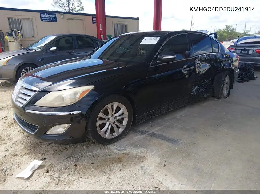 2013 Hyundai Genesis 3.8 VIN: KMHGC4DD5DU241914 Lot: 45542722